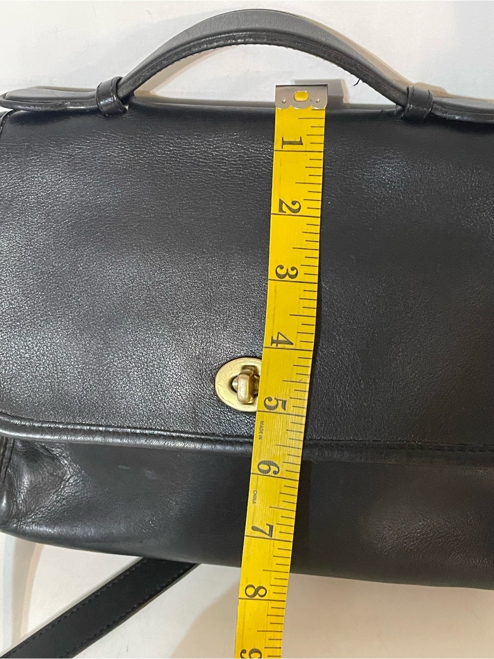 Vintage Coach Court Bag in Black - Picture 10 of 11